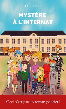 Illustration pour un livre publié : Mystère à l'internat