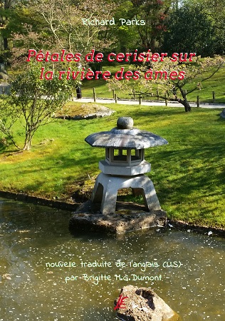 Illustration pour un livre publié : Pétales de cerisier sur la rivière des âmes