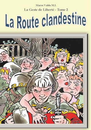 Illustration pour un livre publié : La Route clandestine