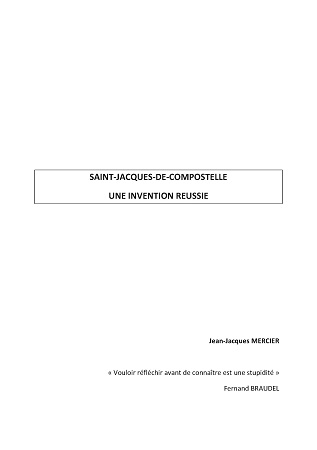 Illustration pour un livre publié : Saint-Jacques-de-Compostelle, une invention réussie