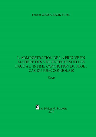 Illustration pour un livre publié : L'ADMINISTRATION DE LA PREUVE EN MATIERE DES VIOLENCES SEXUELLES
