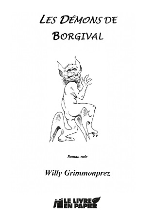 Illustration pour un livre publié : Les démons de Borgival