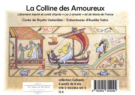 Illustration pour un livre publié : La Colline des amoureux (bilingue français-anglais)