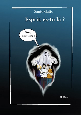 Illustration pour un livre publié : Esprit, es-tu là ? Non, peut-être !