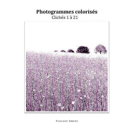 Illustration pour un livre publié : Photogrammes colorisés Clichés 1 à 21