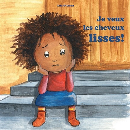 Illustration pour un livre publié : je veux les cheveux lisses