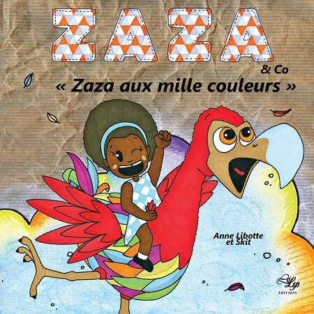 Illustration pour un livre publié : Zaza aux mille couleurs (T1)