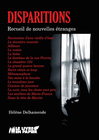 Illustration pour un livre publié : Disparitions - Recueil de nouvelles étranges