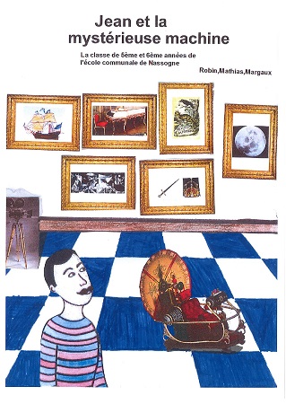 Illustration pour un livre publié : Jean et la mystérieuse machine