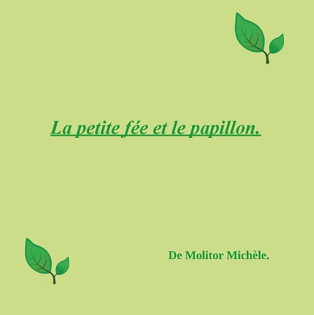 Illustration pour un livre publié : La petite fée et le papillon