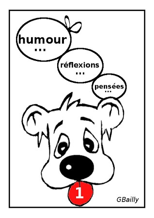 Illustration pour un livre publié : wifwafwouf humour, pensées et reflexions