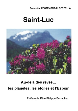 Illustration pour un livre publié : Saint-Luc Au-delà des rêves... les planètes, les étoiles et l'Espoir