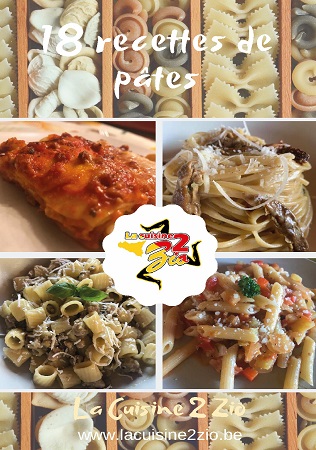 Illustration pour un livre publié : 18 recettes de pâtes