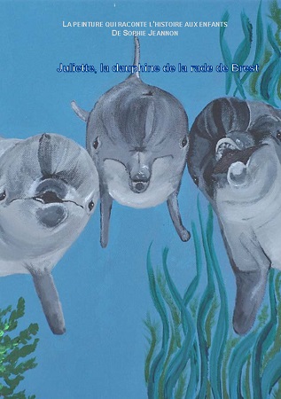 Illustration pour un livre publié : Juliette, la dauphine de la rade de Brest