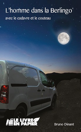 Illustration pour un livre publié : L'homme dans la Berlingo avec le cadavre et le couteau