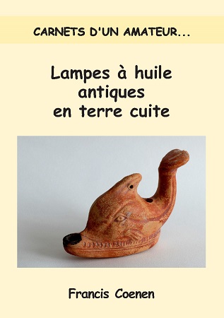 Illustration pour un livre publié : Lampes à huile antiques en terre cuite