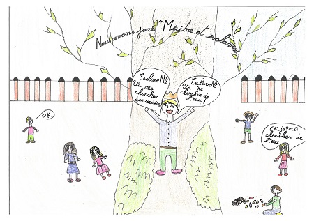 Illustration pour un livre publié : Nous avons joué "Maitre et esclaves"