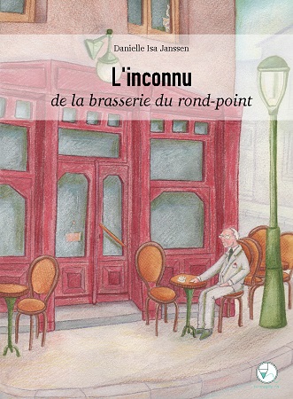 Illustration pour un livre publié : L'inconnu de la brasserie du rond-point