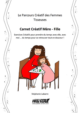 Illustration pour un livre publié : Carnet Créatif Mère - Fille