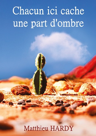 Illustration pour un livre publié : Chacun ici cache une part d'ombre