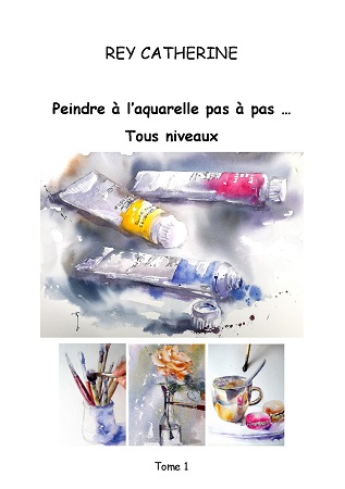 Illustration pour un livre publié : Aquarelles - Peindre à l'aquarelle pas à pas… - Tome 1