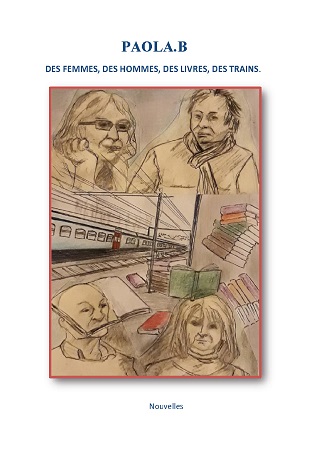 Illustration pour un livre publié : Des femmes, des hommes, des livres, des trains