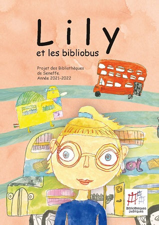 Illustration pour un livre publié : Lily et les bibliobus