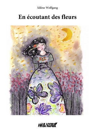 Illustration pour un livre publié : En écoutant des fleurs (ancienne version)