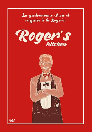 Illustration pour un livre publié : Roger's Kitchen
