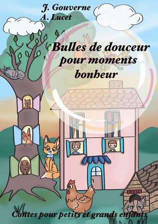 Illustration pour un livre publié : Bulles de douceur pour moments bonheur