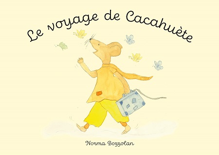 Illustration pour un livre publié : Le voyage de Cacahuète