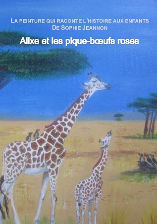 Illustration pour un livre publié : Alixe et les pique-bœufs roses