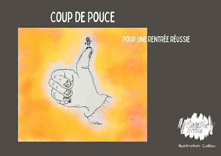 Illustration pour un livre publié : Coup de pouce pour une rentrée réussie