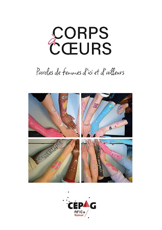 Illustration pour un livre publié : Corps à Coeurs : paroles de femmes d'ici et d'ailleurs