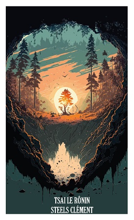 Illustration pour un livre publié : Tsai le rônin