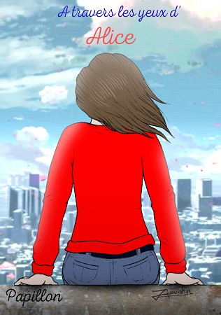 Illustration pour un livre publié : A travers les yeux d'Alice