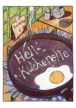 Illustration pour un livre publié : Bienvenue à Hell Kitchenette