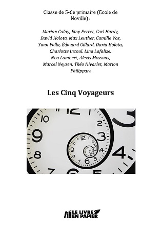 Illustration pour un livre publié : Les Cinq Voyageurs