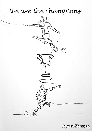 Illustration pour un livre publié : We are the champions