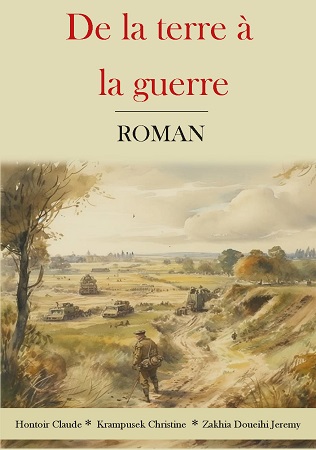 Illustration pour un livre publié : De la terre à la guerre
