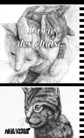 Illustration pour un livre publié : La vie des chats...