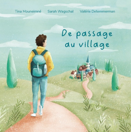 Illustration pour un livre publié : De passage au village