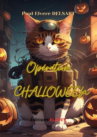 Illustration pour un livre publié : La Civilisation des Chats – Opération CHALLOWEEN !!!