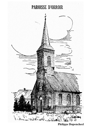 Illustration pour un livre publié : La paroisse Saint-Brice d'Orroir