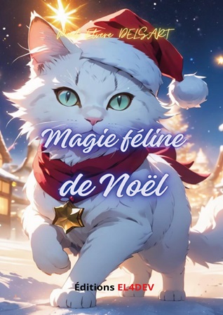 Illustration pour un livre publié : La Civilisation des Chats – Magie Féline de Noël