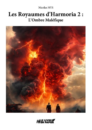 Illustration pour un livre publié : Les Royaumes d'Harmoria 2 : L'Ombre Maléfique de Courneldia