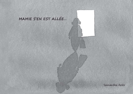 Illustration pour un livre publié : Mamie s'en est allée...