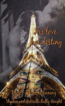 Illustration pour un livre publié : His love, her destiny. Book 1: Their beginning
