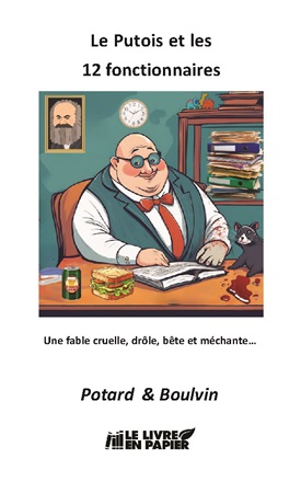 Illustration pour un livre publié : Le Putois et les 12 fonctionnaires