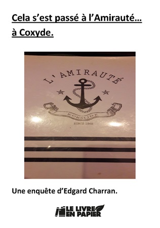 Illustration pour un livre publié : Cela se passe à l'Amirauté... à Coxyde.